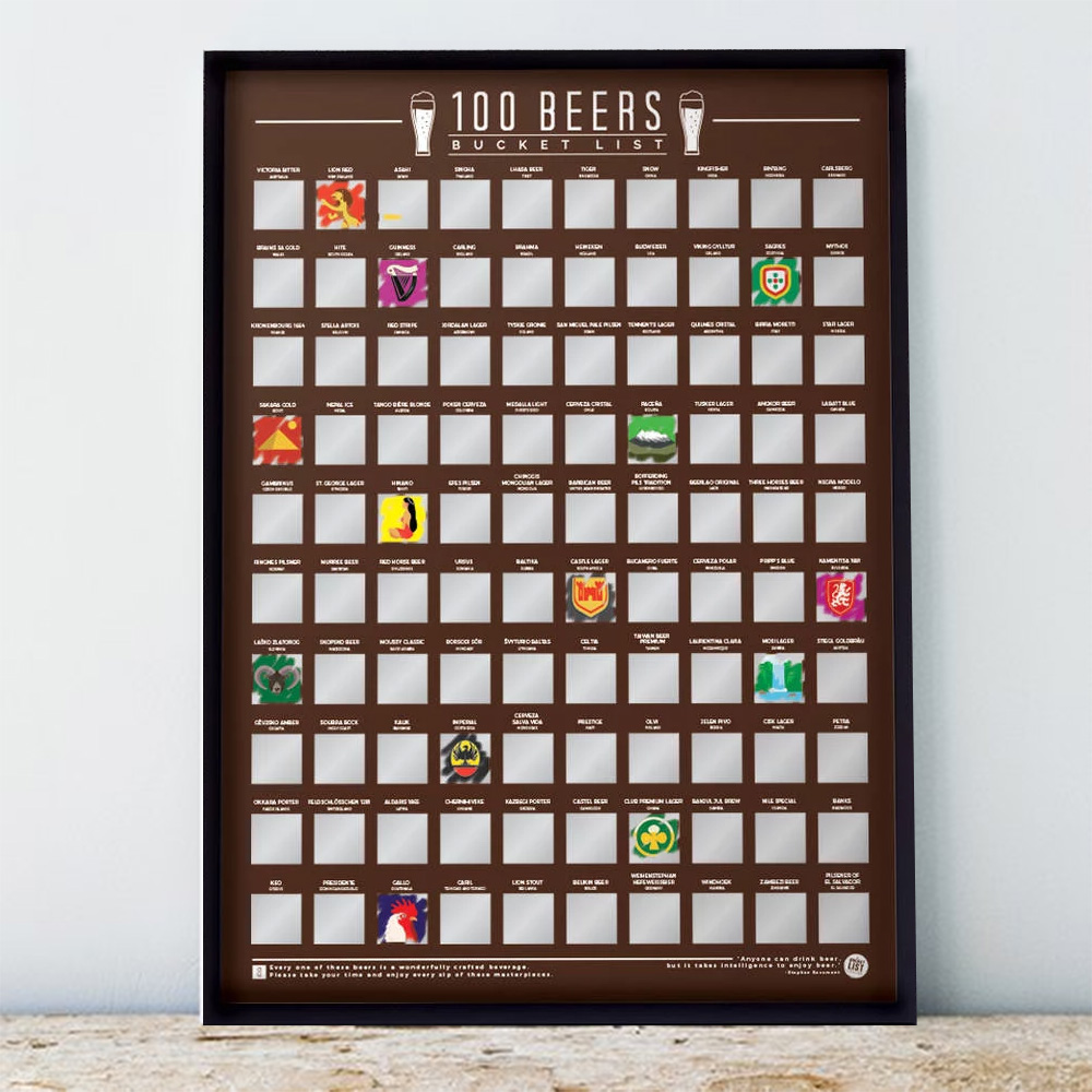 Rubbel-Poster 100 Biere
