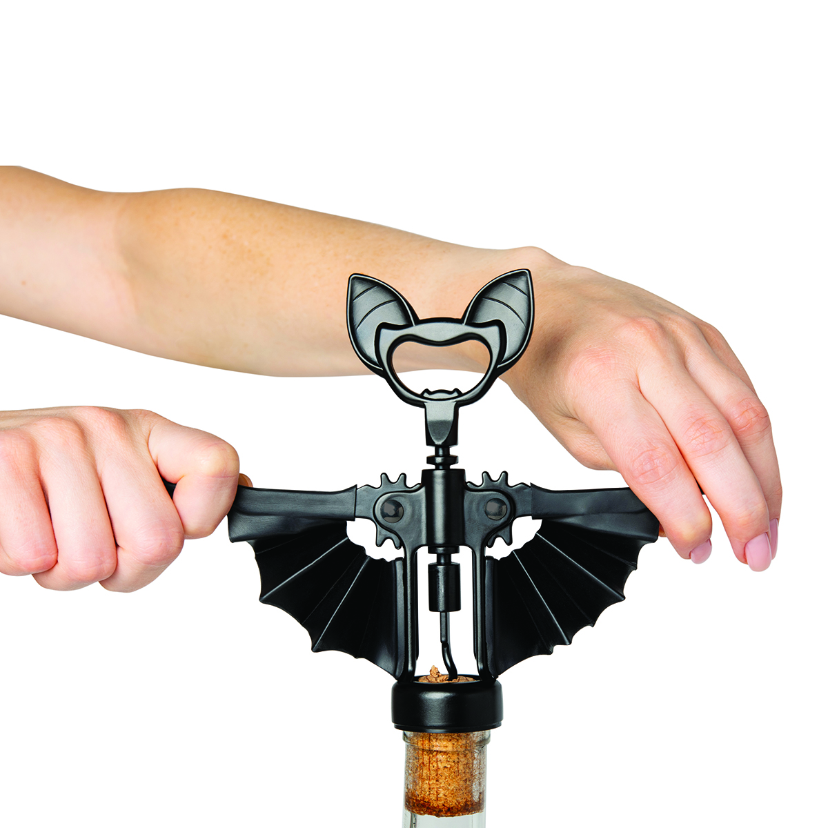 Fledermaus Korkenzieher und Flaschenöffner