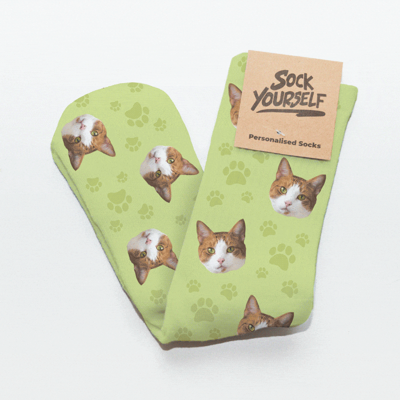 Personalisierbare Socken mit deinem Haustier