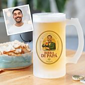 Personalisierbarer Bierkrug mit Logo und Gesicht