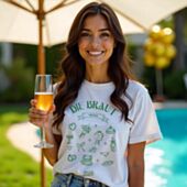 Personalisierbares JGA T-Shirt mit Symbolen und Text