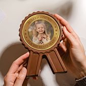 Personalisierbare Schokoladen Medaille als Auszeichnung