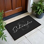 Personalisierbare Fußmatte mit Monogramm