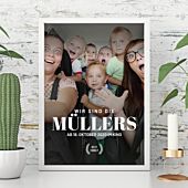 Personalisierbares Filmposter