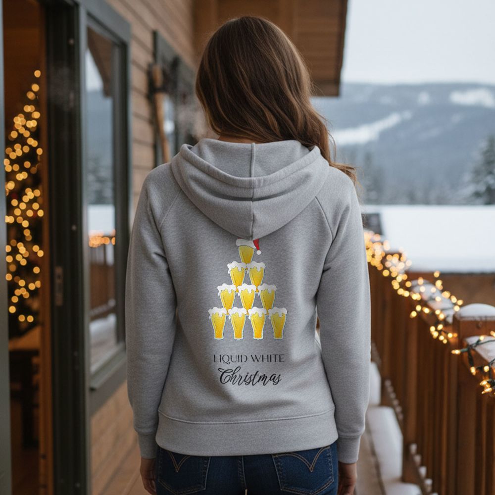 Personalisierbarer Bier Weihnachtskapuzenpullover