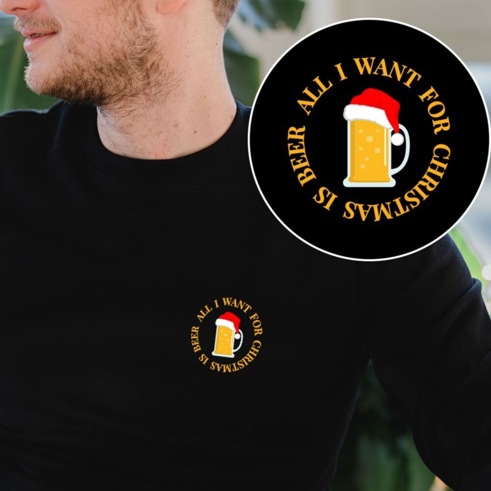 Pullover All I Want For Christmas Drink