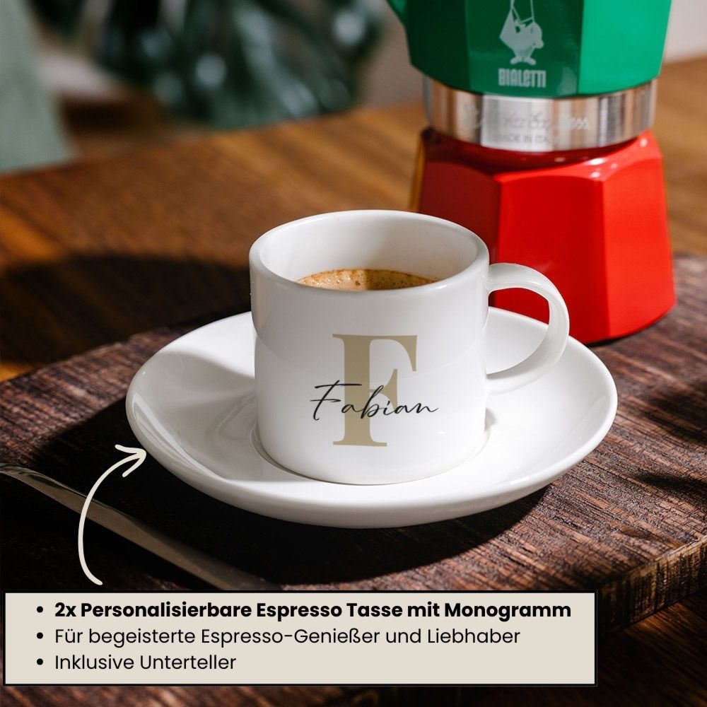 Geschenkset Eierbecher und Espresso Tasse 2er-Set