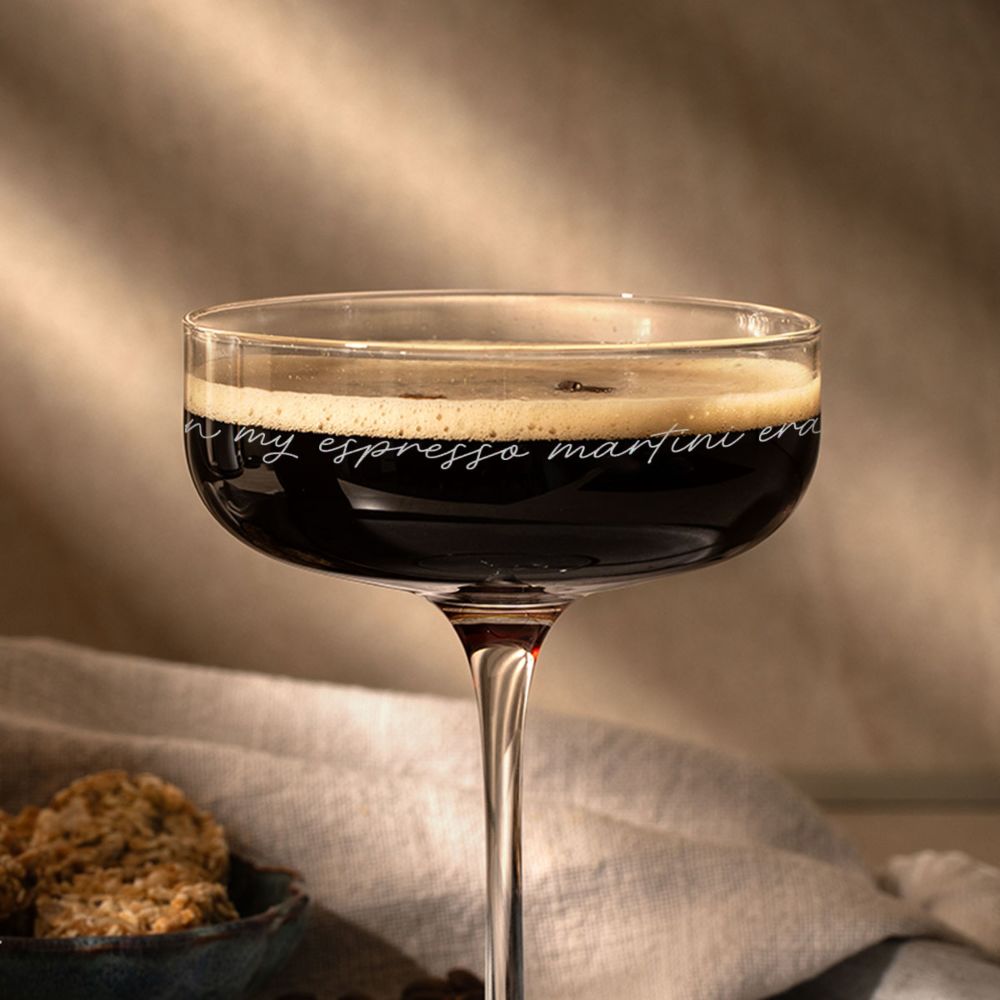Personalisierbares Espresso Martini Glas