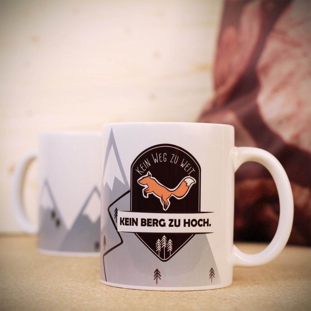 Personalisierbare Berg-Fuchs Tasse Personalisierbare Berg-Fuchs Tasse