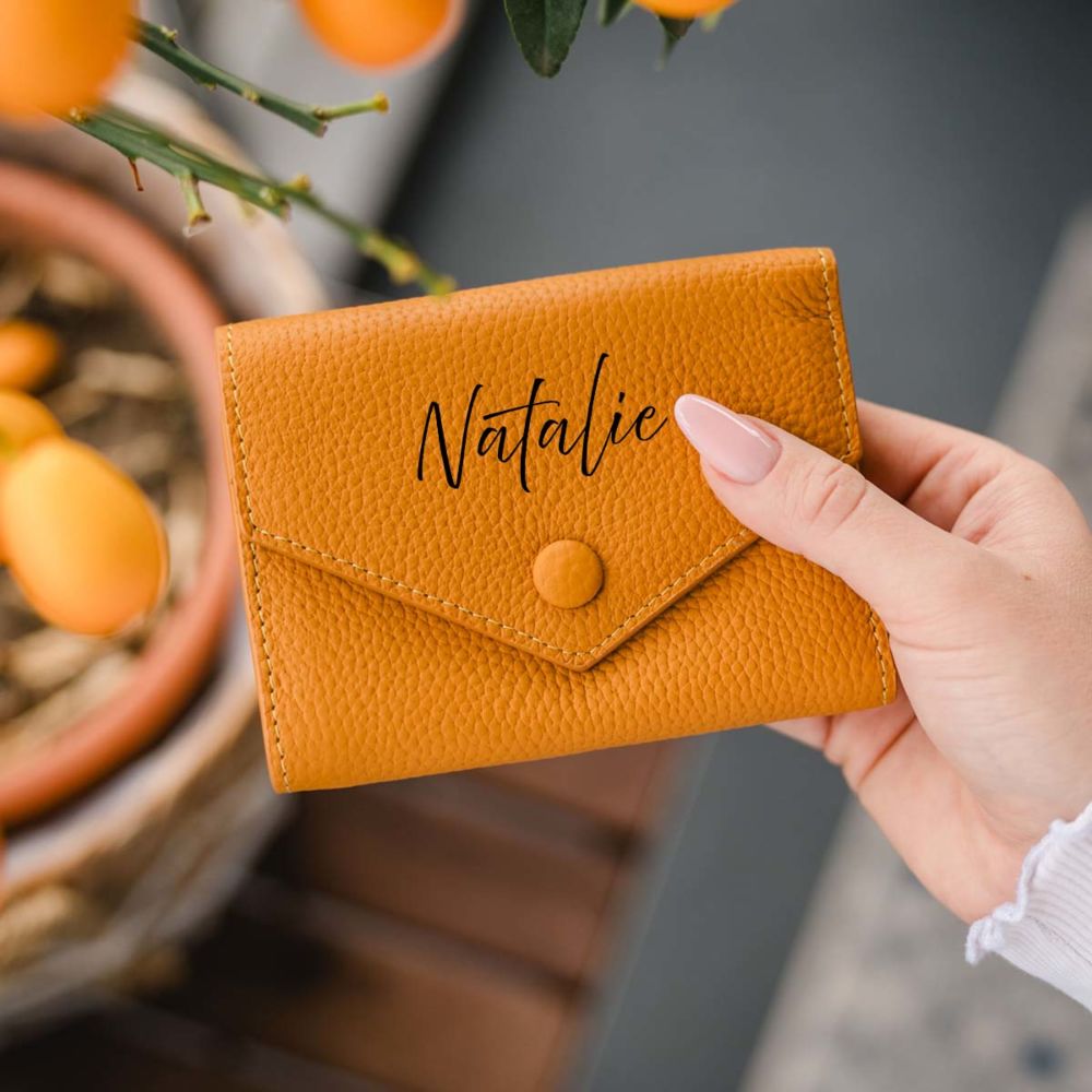 Personalisierbare Geldtasche mit Name