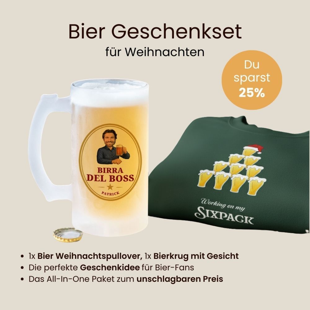 Geschenkset Bier zu Weihnachten