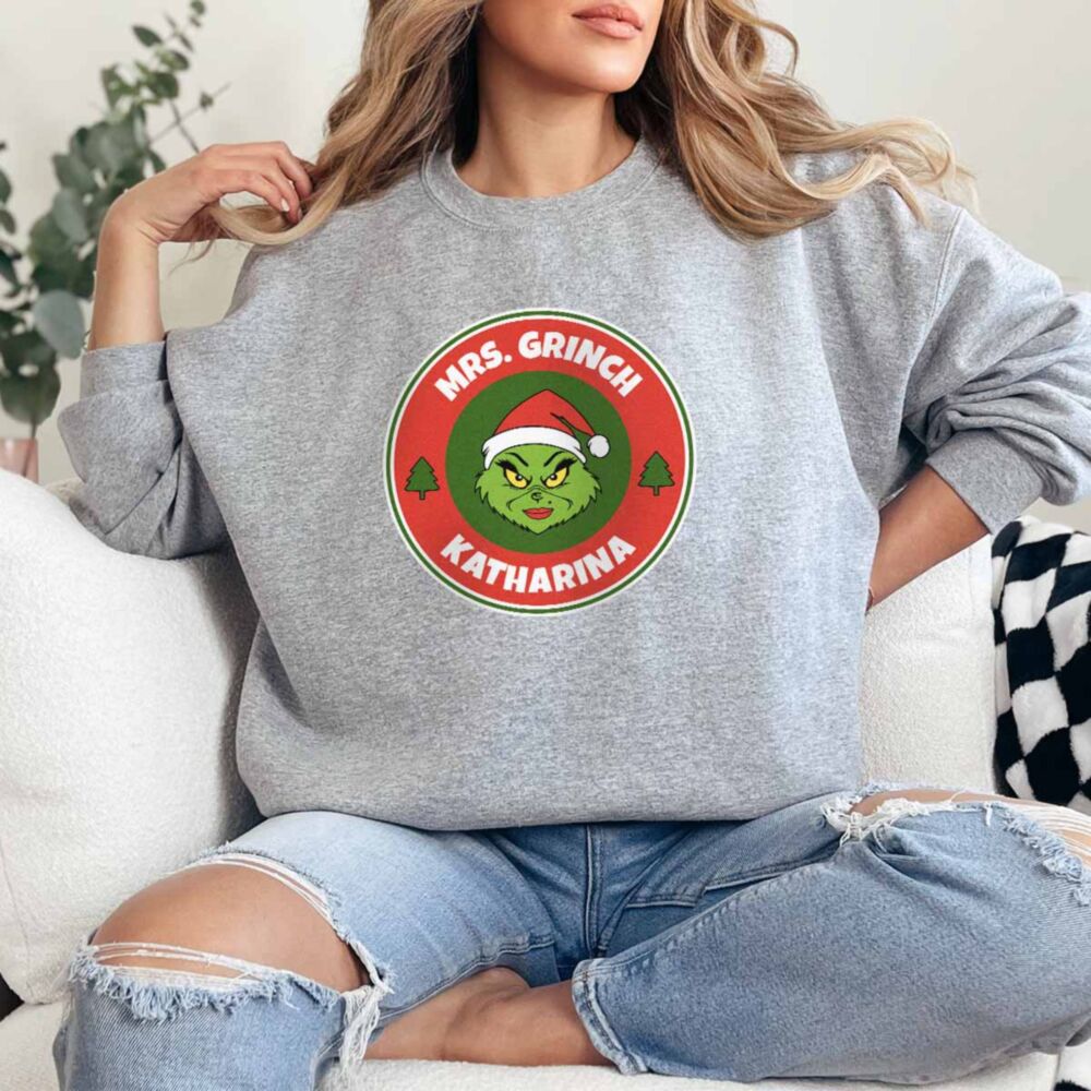 Personalisierbarer Grinch Pullover