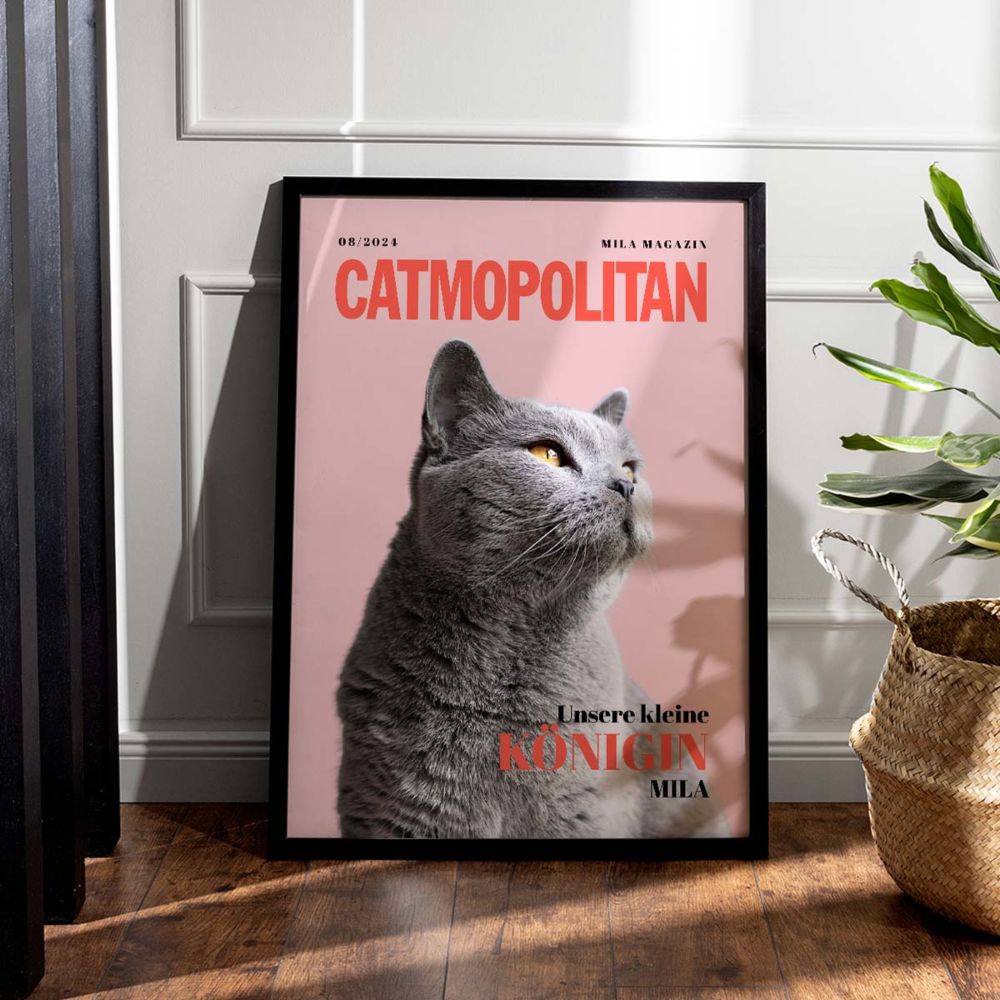 Personalisierbares Haustier Magazin Poster