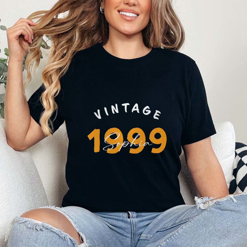 Personalisierbares T-Shirt Limited Edition mit Jahreszahl