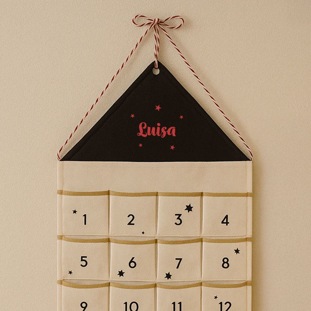 Personalisierbarer Adventskalender mit Name