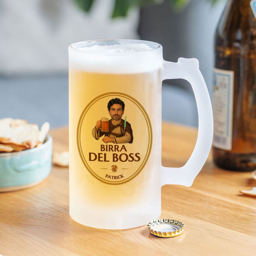 Bierkrug mit Foto personalisierbar – Fantasy