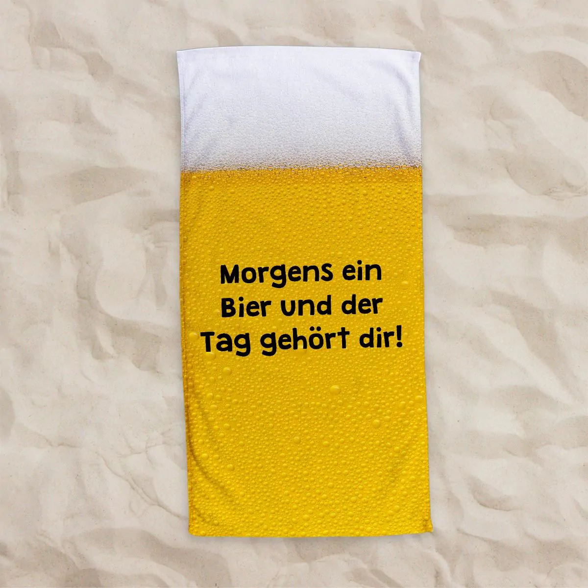 Personalisierbares Bier Handtuch