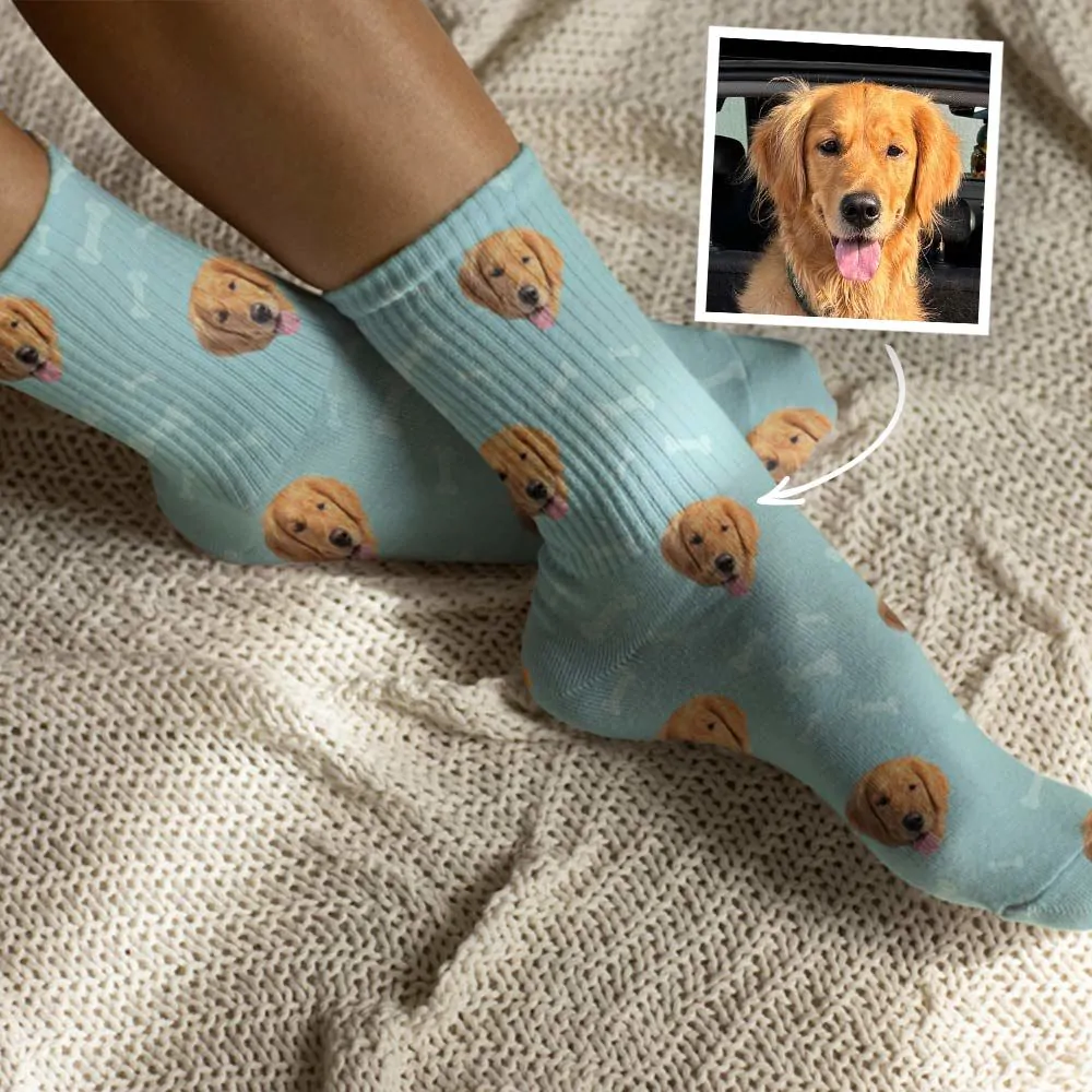 Personalisierbare Socken mit deinem Haustier