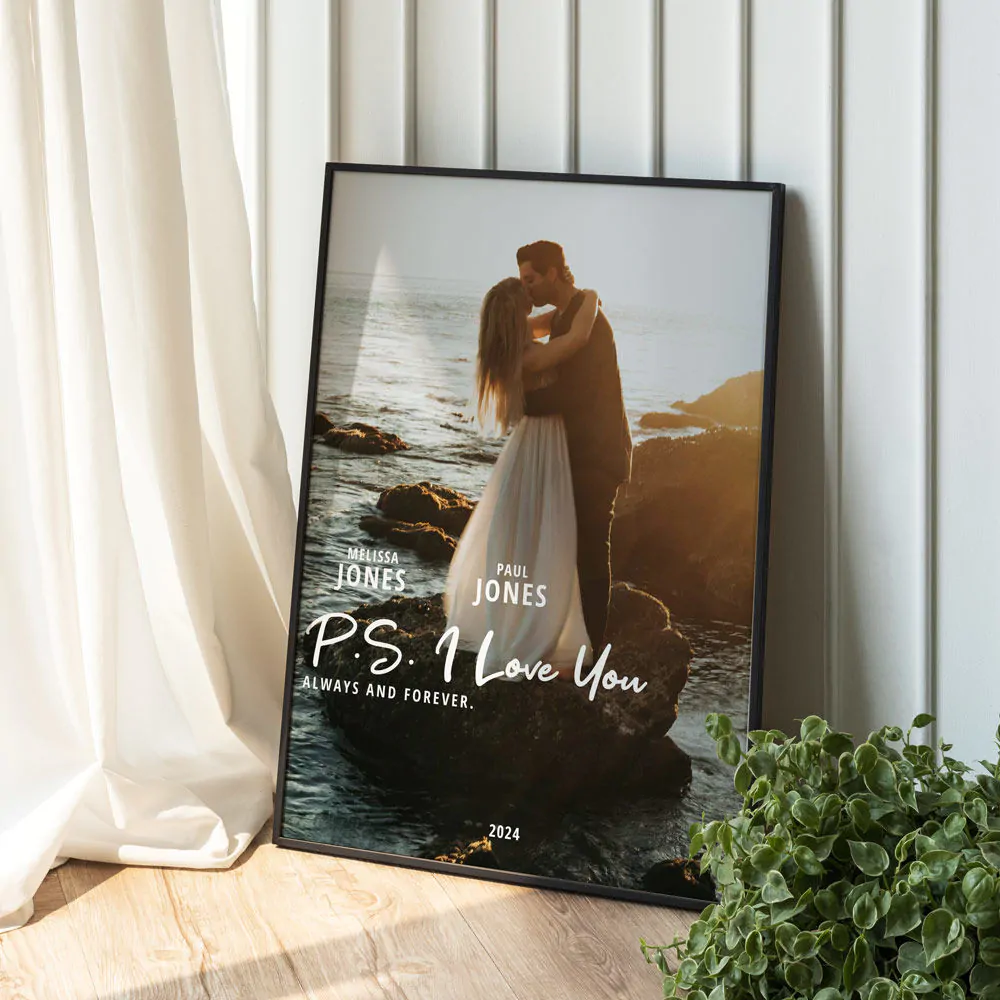 Personalisierbares PS I Love You Poster