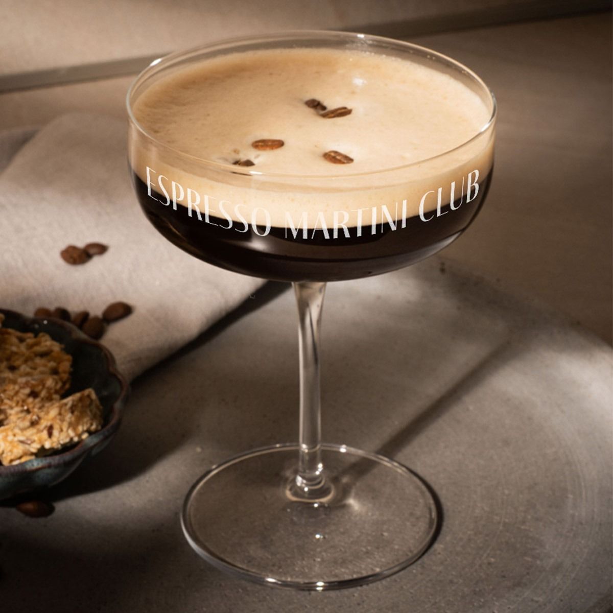 Personalisierbares Espresso Martini Glas