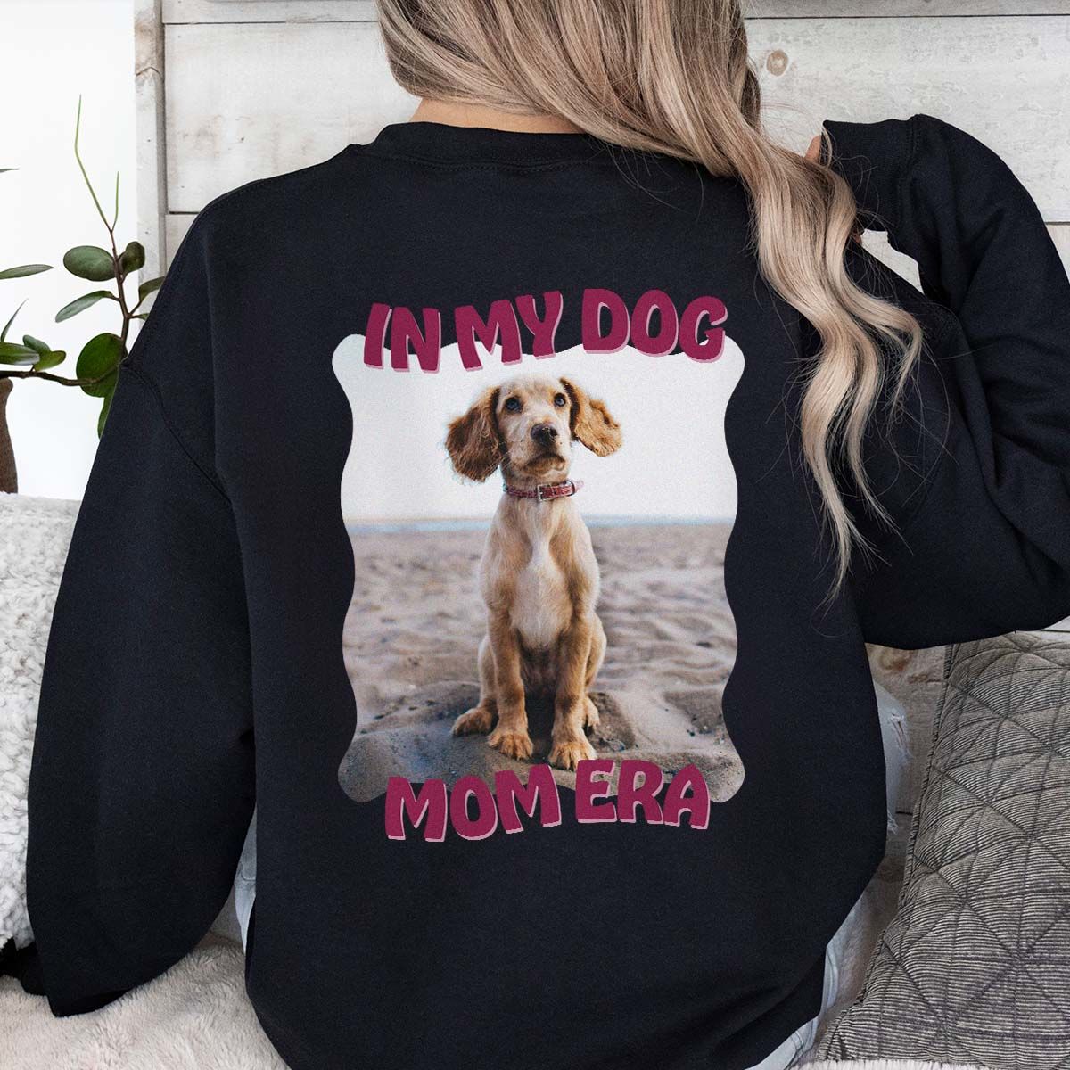 Personalisierbarer Pullover mit Foto und Text