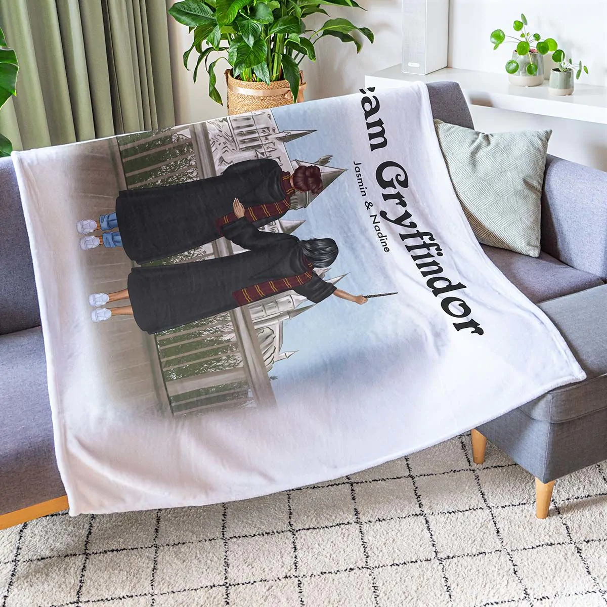 Personalisierbare Decke Zauberinnen