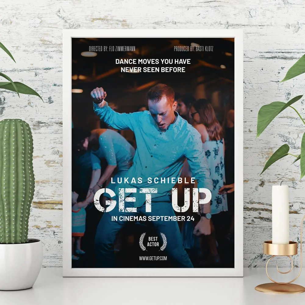 Personalisierbares Filmposter