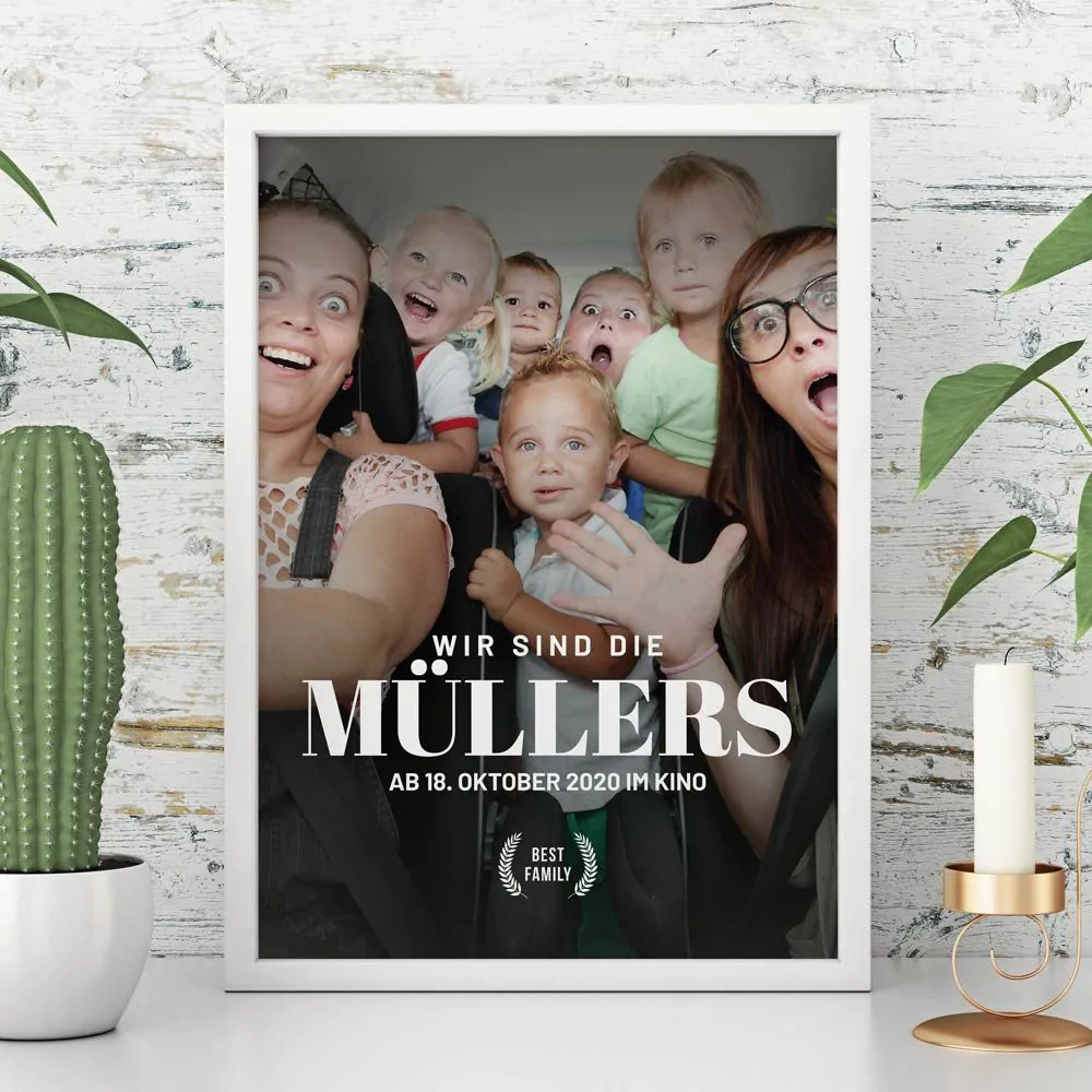 Personalisierbares Filmposter