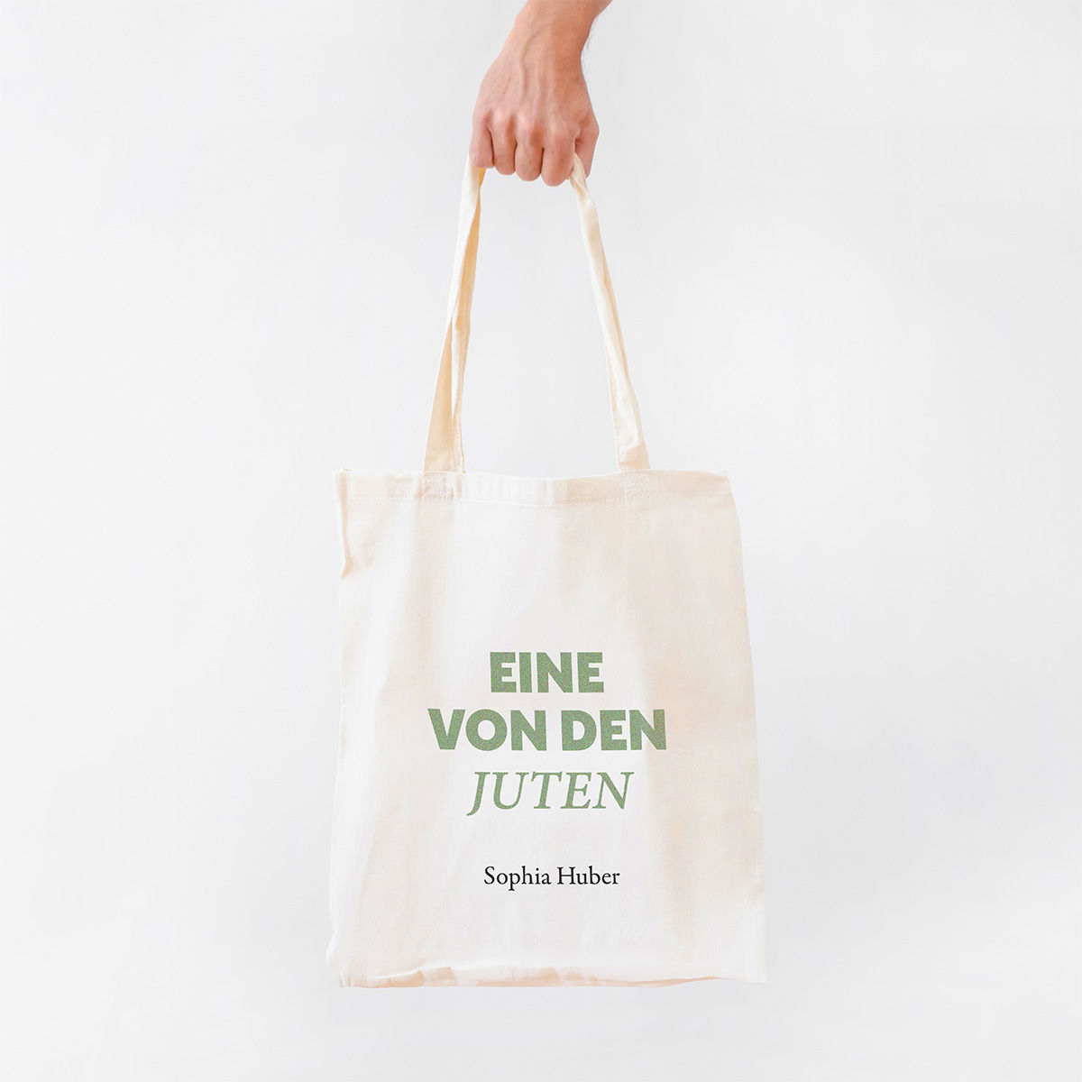 Personalisierbarer Jutebeutel mit Spruch