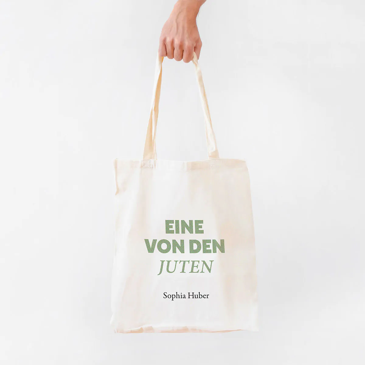 Personalisierbarer Jutebeutel mit Spruch