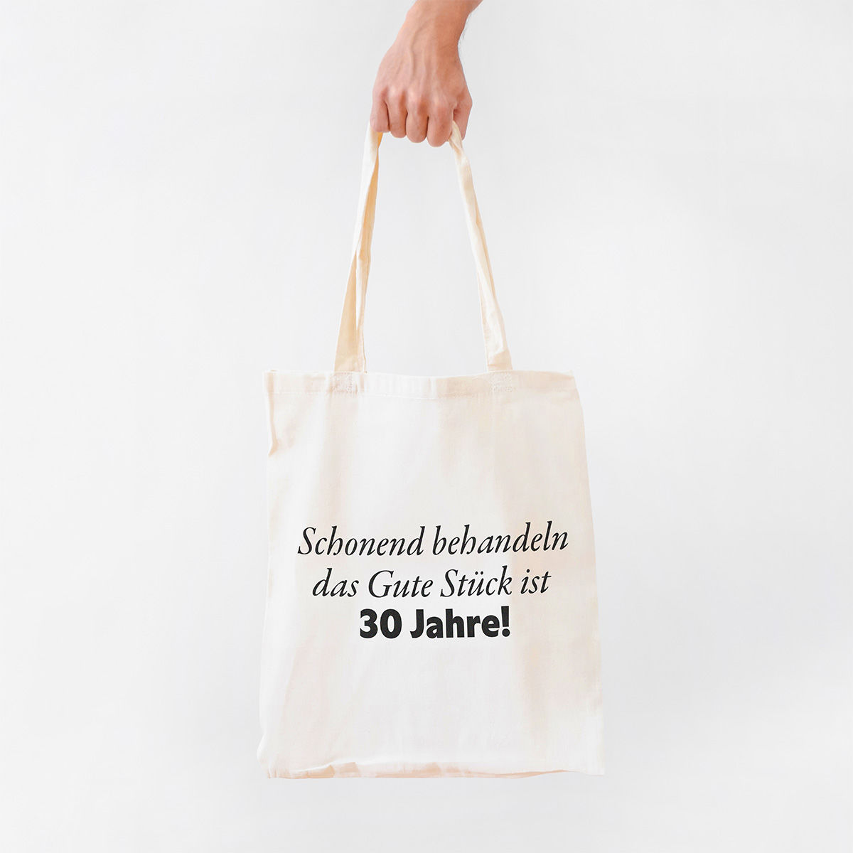 Personalisierbarer Jutebeutel mit Spruch