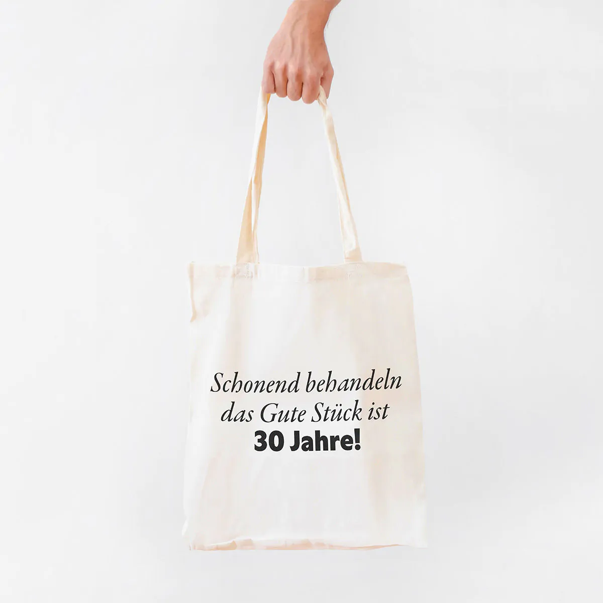 Personalisierbarer Jutebeutel mit Spruch