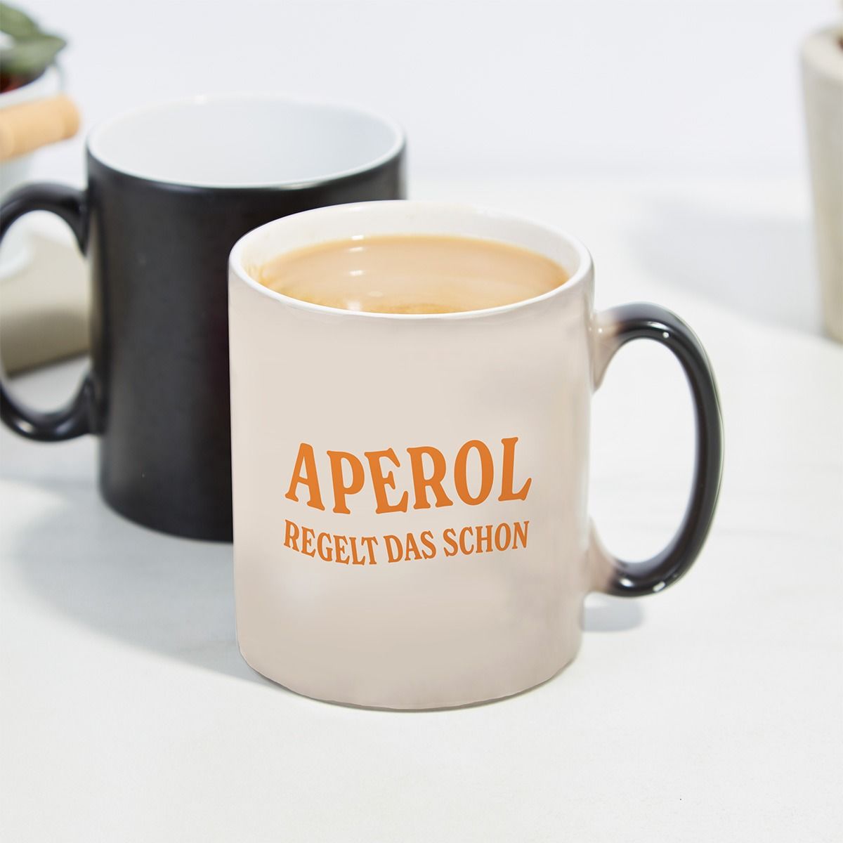 Personalisierbare Aperol Tasse mit Text