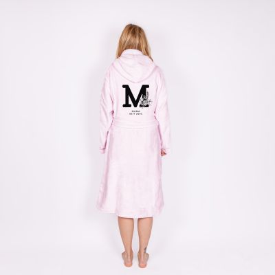 Bademantel Monogramm mit Text Bademantel Monogramm mit Text