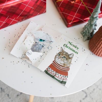 Die endlose Miau-Weihnachtskarte