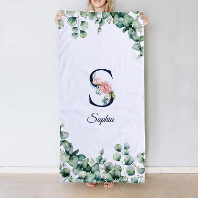Personalisierbares Handtuch mit Monogramm Personalisierbares Handtuch mit Monogramm