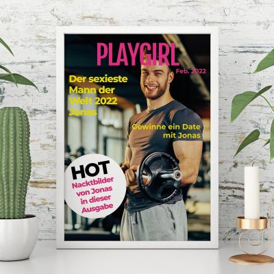 Personalisierbares Poster als Magazin-Cover Personalisierbares Poster als Magazin-Cover
