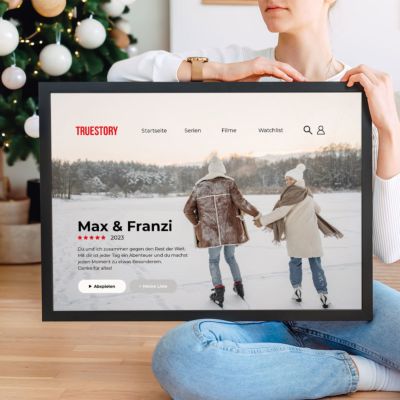 Personalisierbares Poster im Netflix-Style Personalisierbares Poster im Netflix-Style
