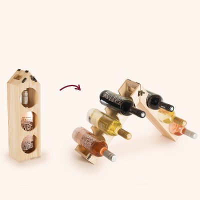 Rackpack Wein-Geschenkbox mit Regal-Funktion Rackpack Wein-Geschenkbox mit Regal-Funktion