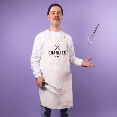 Personalisierbare Küchenschürze Master Chef