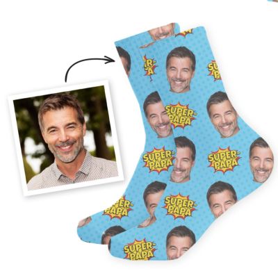 Personalisierbare Socken für Mama oder Papa Personalisierbare Socken für Mama oder Papa