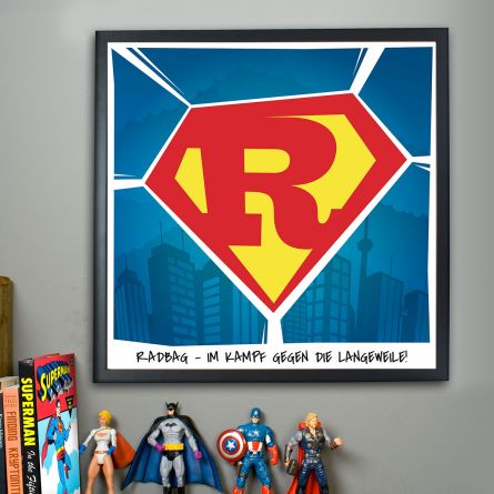 Superman - Personalisierbares Poster