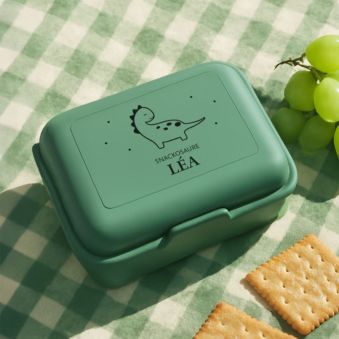 Boîte-repas personnalisée avec animal et nom