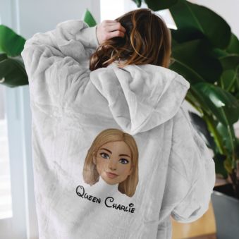 Personalised Toon Yourself Hoodie Blanket