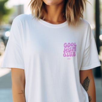Personalised Cool Mums & Dads Club T-Shirt