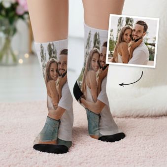 Gepersonaliseerde sokken met foto