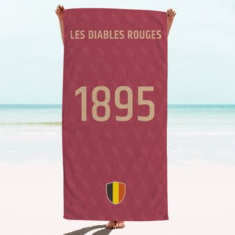Serviette personnalisée Euro de football