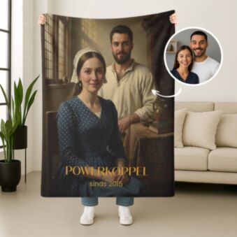 Gepersonaliseerde schilderij deken