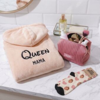 Cadeauset toilettas, badjas en sokken