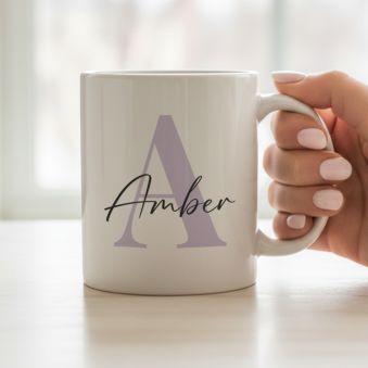 Gepersonaliseerde  mok met monogram